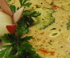 Pieczeń rzymska z brokułami i penne 