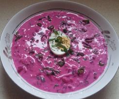 Szybki chłodnik z buraków bez gotowania