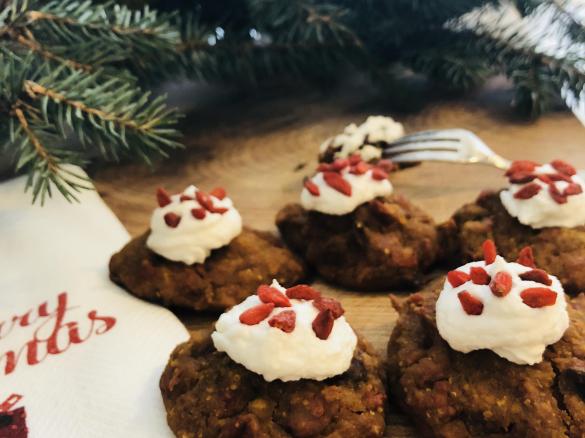 mini świąteczny fit pudding (bez glutenu) zdrowy