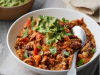 Wegetariańskie Burrito z Jackfruit, czerwoną fasolą i guacamole