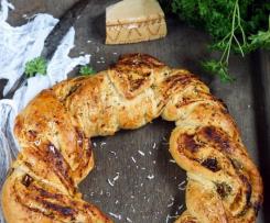 Śródziemnomorski wieniec drożdżowy