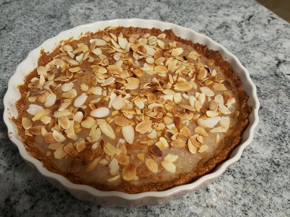 Tarta owsiana z karmelizowanymi jabłkami