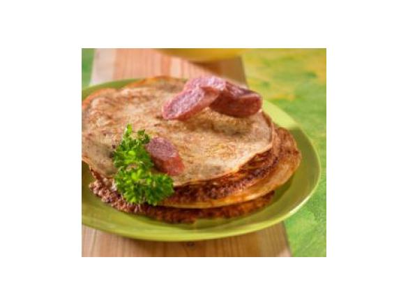 Naleśniki z kiełbasą