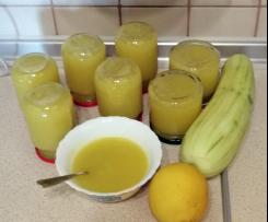 Dżem cukiniowo - cytrynowy (prawie bez cukru)