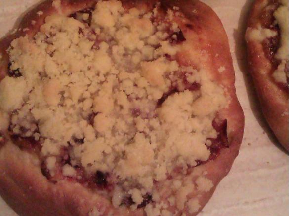 Bułeczki słodkie z kruszonką 