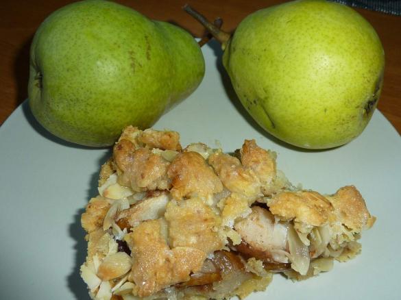 Szybka tarta gruszkowo-migdałowa :-)