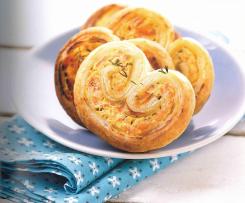 Ciasteczka francuskie z łososiem i koperkiem