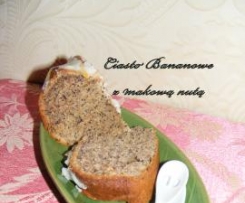 CIASTO BANANOWE Z MAKOWĄ NUTĄ