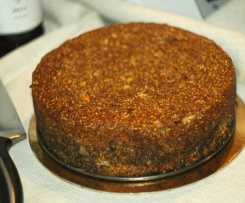 Jabłecznik z kaszą jaglaną - bez glutenu, bez laktozy, bez jaj