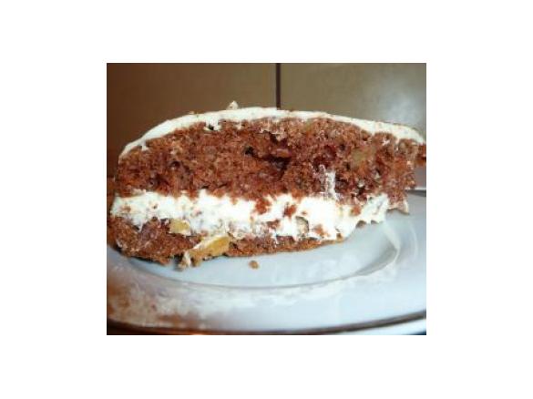 Świąteczne ciasto z kremem :-)