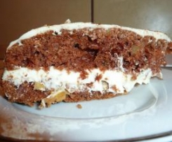 Świąteczne ciasto z kremem :-)