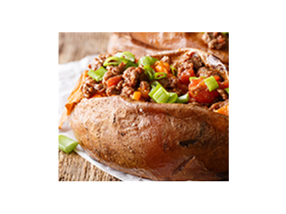 Bataty faszerowane mięsem mielonym