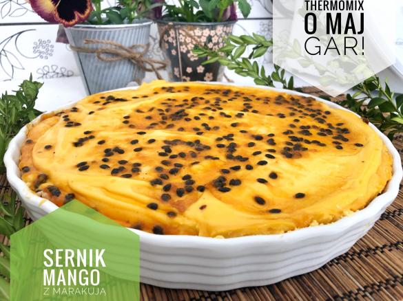 Sernik mango z marakują