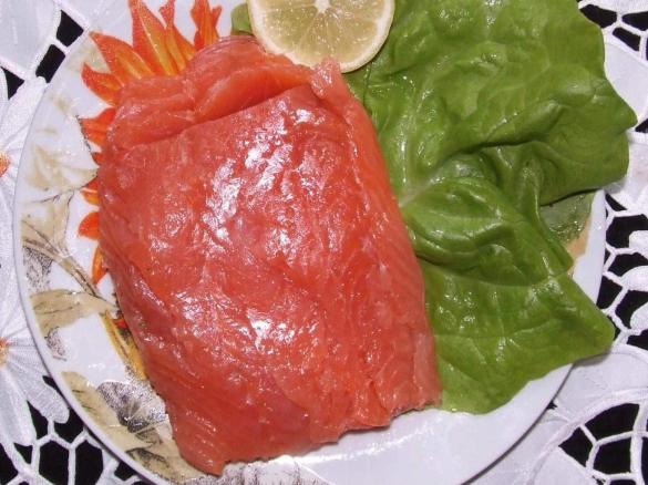 Łosoś "wędzony na zimno"