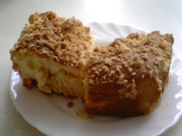 Ciasto drożdżowe z kokosem