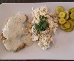 Karkówka pod pieczarkową pierzynką