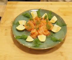 GRAVADLAX-MARYNOWANY FILET Z ŁOSOSIA