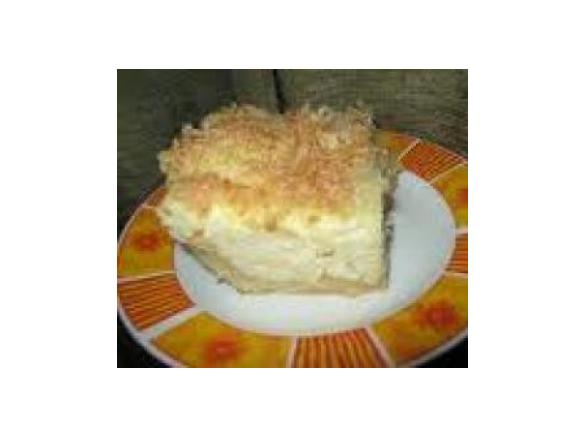 Świąteczny sernik z kokosem i skórką pomarańczową :-) 
