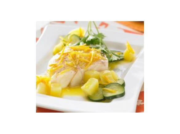 Filety z dorsza z masłem cytrusowym 