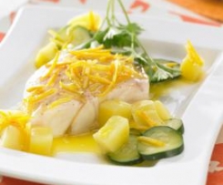 Filety z dorsza z masłem cytrusowym 