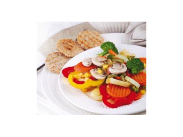 Warzywa na parze z miodem i cytryną