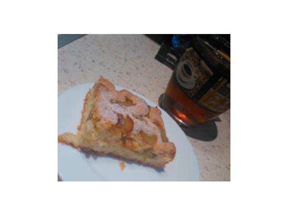 Ciasto rabarbarowe na majonezie