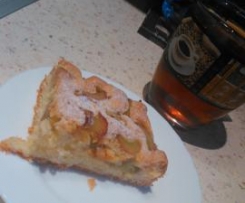 Ciasto rabarbarowe na majonezie