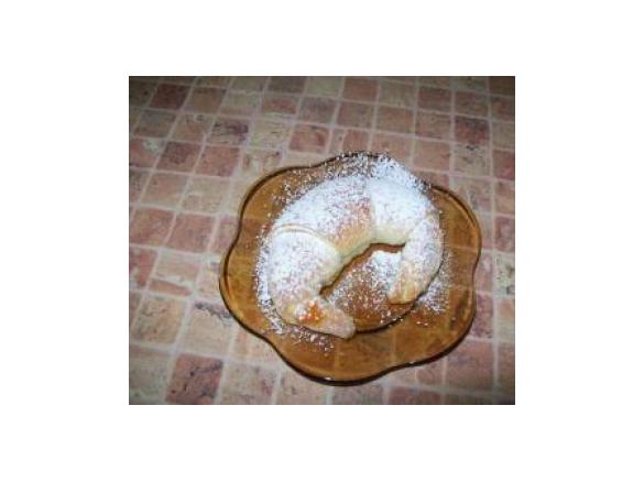 Rogaliki twarogowe z morela