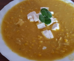 Zupa krem z kukurydzy z kurczakiem 