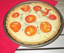 Tarta orkiszowa ze szpinakiem i serem feta