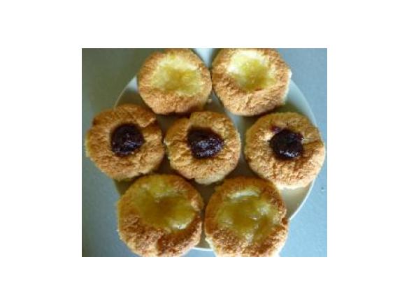 Ciasteczka ryżowe z marmoladą :-)