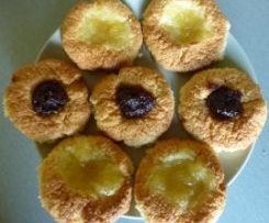 Ciasteczka ryżowe z marmoladą :-)