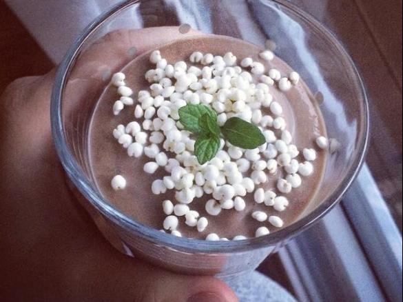 Czekoladowy koktajl (mus) z awokado