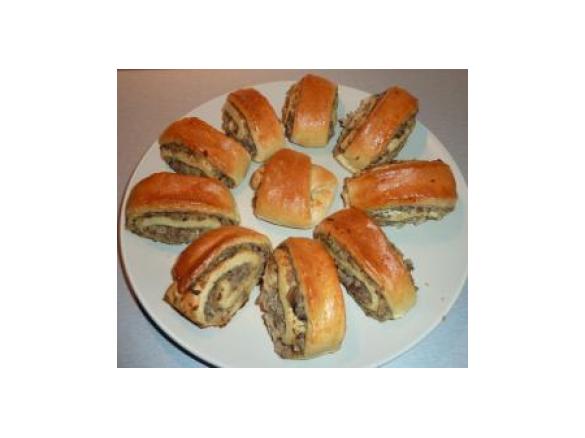 Świąteczne paszteciki z pieczarkami i mięsem :-)