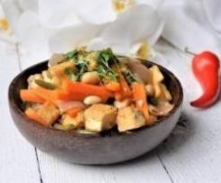 Pieczone tofu w stylu orientalnym z chilli i limonką