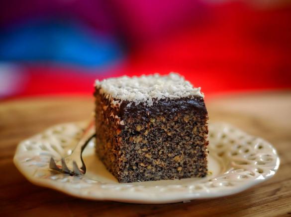 Makowiec japoński (makowiec z jabłkami)