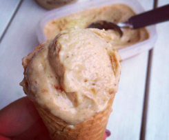 Lody bananowo-daktylowe (wegańskie FIT LODY słony karmel)