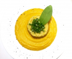 risotto z dynią i szałwią (wegańskie)