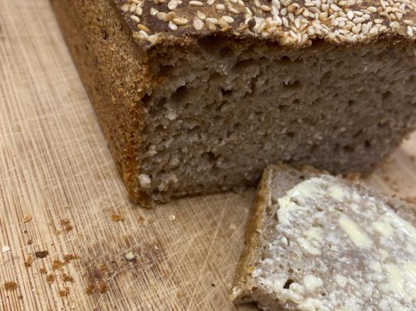 chleb orkoszowo owsiany na zakwasie