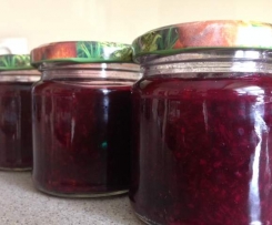 DOMOWA SPIŻARNIA DŻEM Z CZARNEJ PORZECZKI