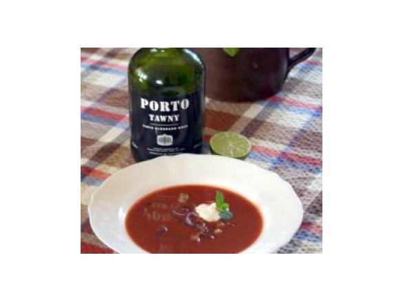 Zupa krem z czerwonej cebuli