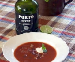 Zupa krem z czerwonej cebuli