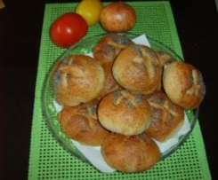 Bułeczki orkiszowo, pszenno-żytnie