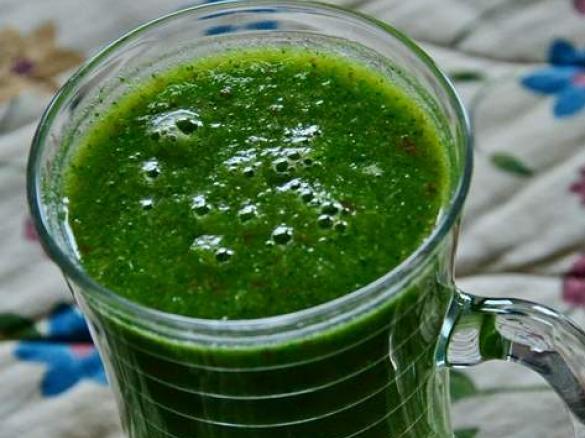 Pobudzający zielony koktajl