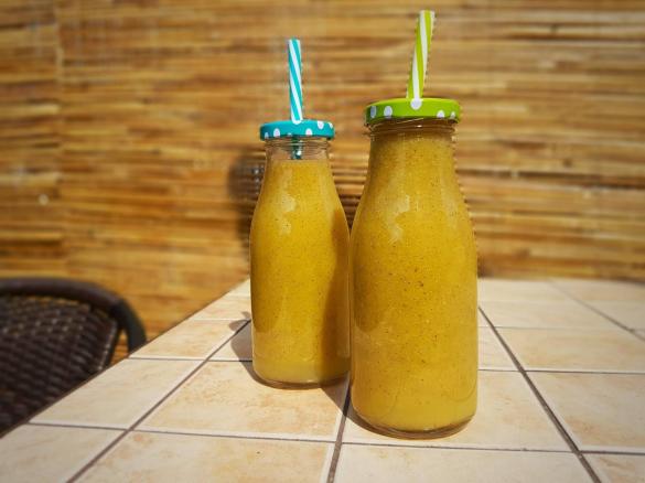 Orzeźwiające smoothie z kiwi i ogórków