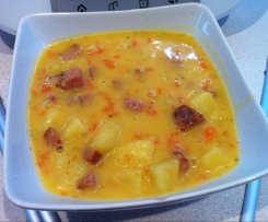 Zupa Ziemniaczana z kiełbaską