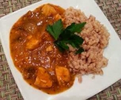 Pyszny dietetyczny gulasz z kurczakiem