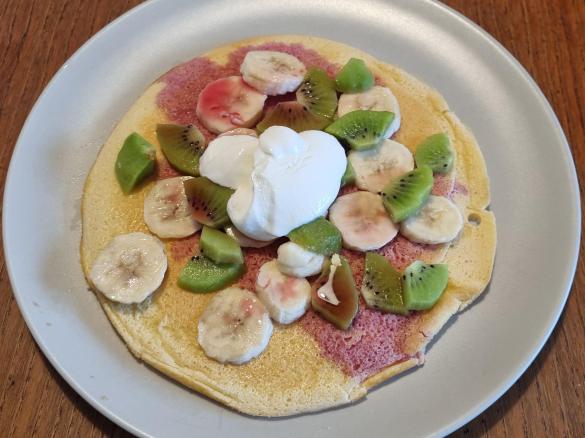Omlet na słodko - bez rozdzielania żółtek od białek