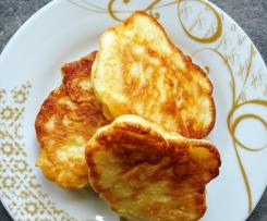 Racuchy z jabłkami i budyniem