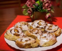 Drożdżowe ślimaczki z dynią